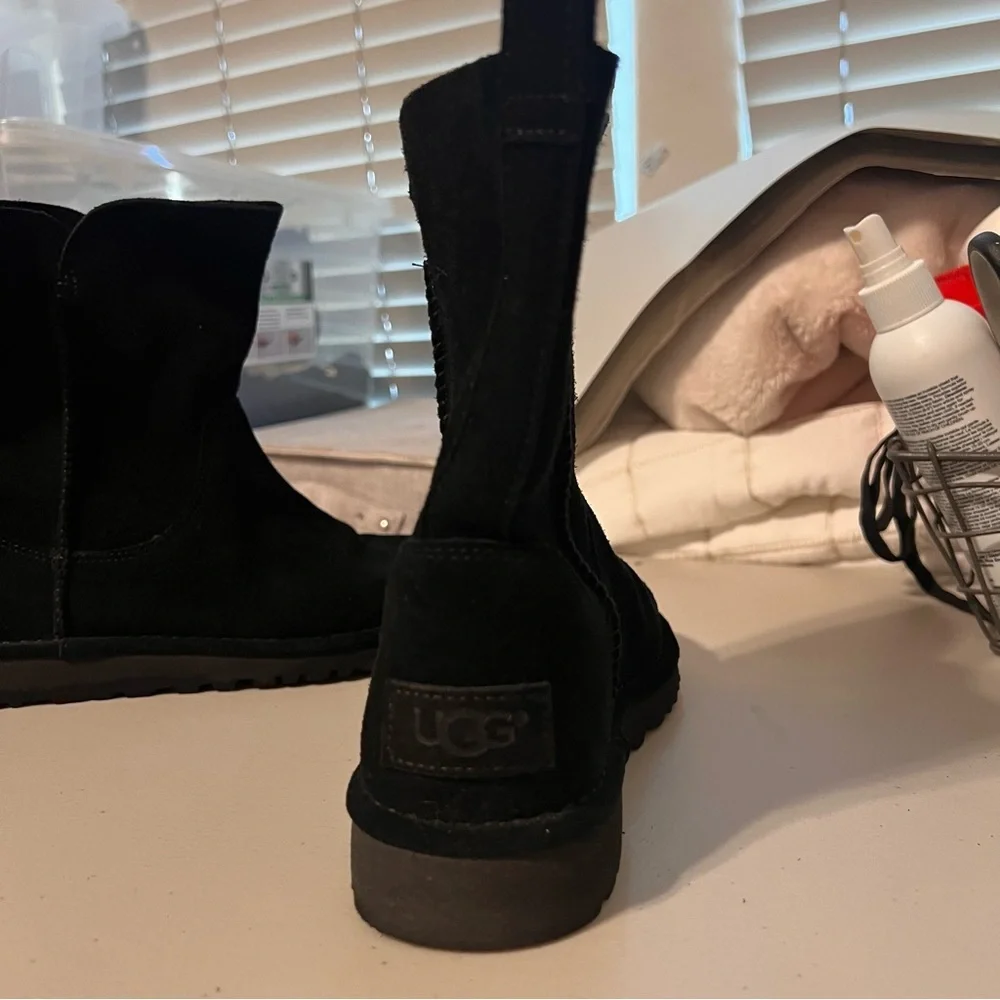 UGG Classic Black Suede Footwear
